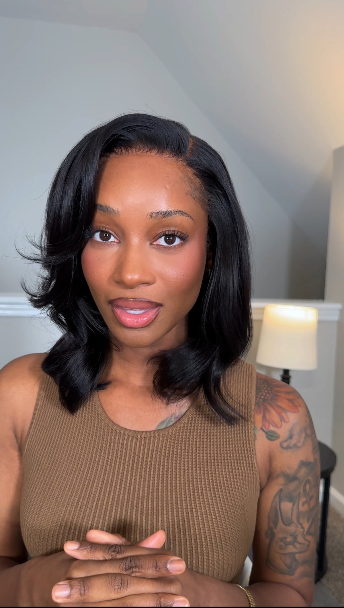 12” 7x5 yaki bob wig
