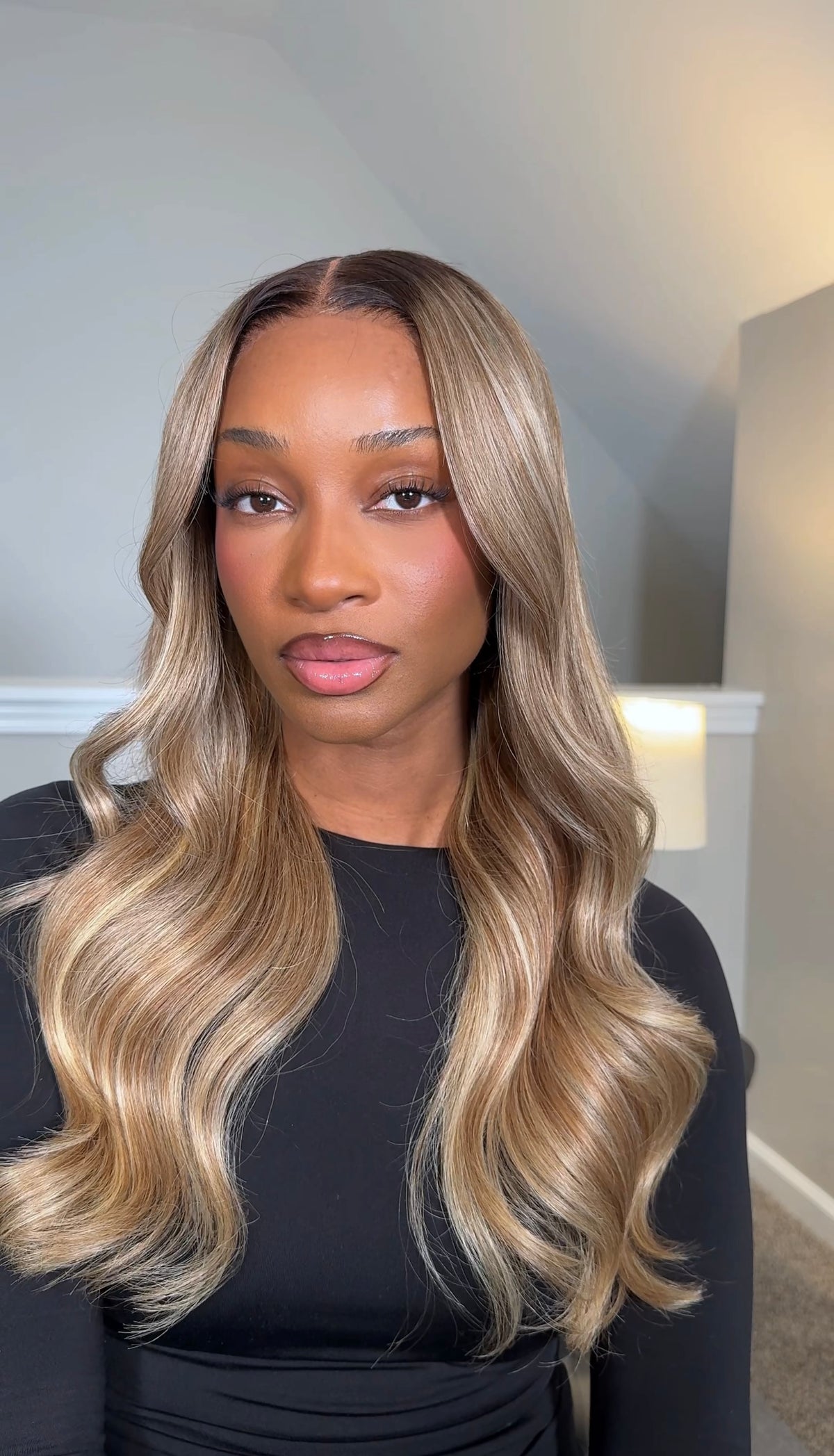 13x6 blonde/brown lace wig