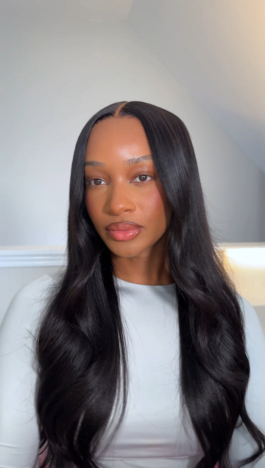 7x 5 24” glueless yaki straight wig